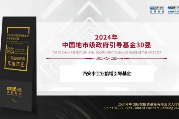 奮楫爭(zhēng)先，載譽(yù)前行② || 西安市工業(yè)倍增引導(dǎo)基金獲評(píng)“2024年中國(guó)地市級(jí)政府引導(dǎo)基金30強(qiáng)”